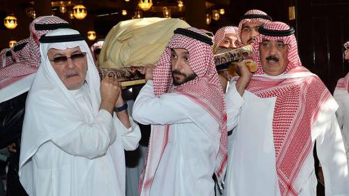 I funerali di Abdallah dell'Arabia Saudita