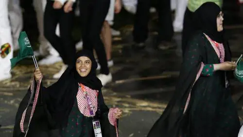 Sarah Attar alle Olimpiadi di Londra