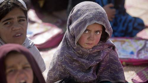 Rifugiati pakistani al campo di Gulan, in Afghanistan