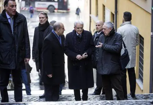 La prima passeggiata da presidente
