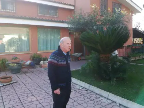 Roberto Speciale nella sua casa a Roma