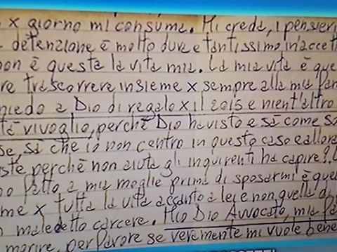 Lettera di Bossetti dal carcere: "Dio sa che non c'entro nulla"