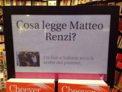Spot di Feltrinelli a Renzi: "Cosa legge il premier?"