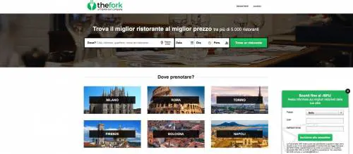 TheFork, basta un clic per prenotare il ristorante online