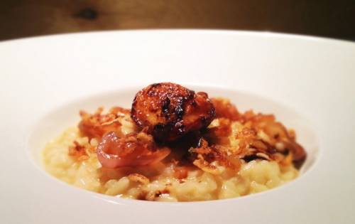 Risotto quaglie laccate