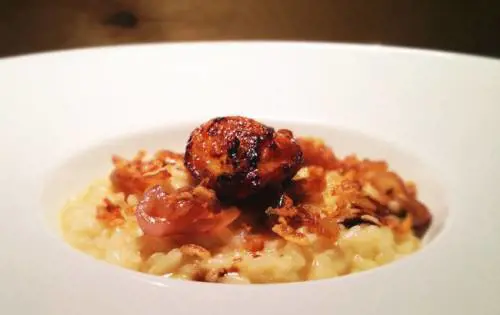 Risotto quaglie laccate
