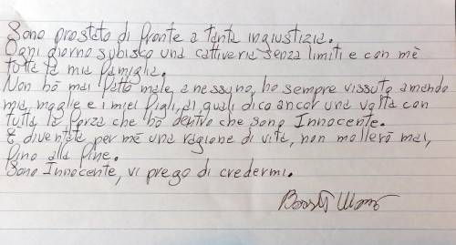 Nuova lettera di Bossetti dal carcere: "Dovete credermi, sono innocente"