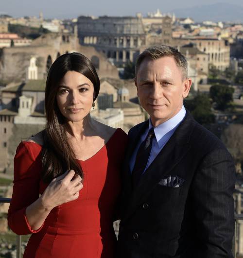 Domani si gira a Roma il nuovo 007. Bellucci e Daniel Craig sul set