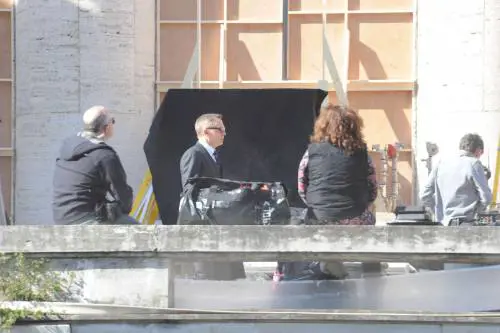 L'Aston Martin di 007 per le strade di Roma