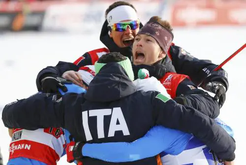 Pellegrino e Noeckler team sprint di bronzo