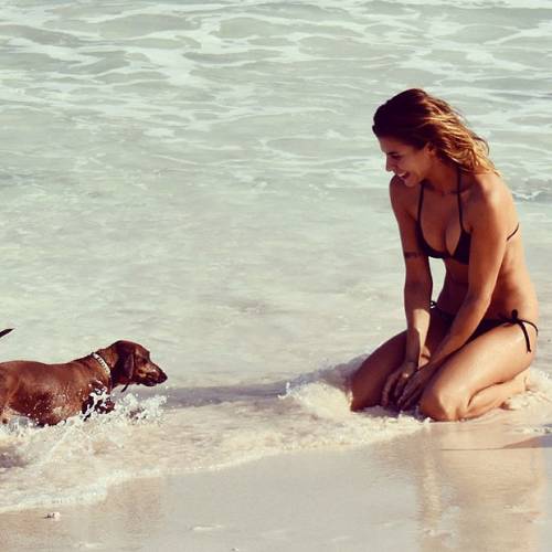Elisabetta Canalis in bikini su Instagram
