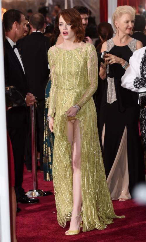 Emma Stone: incidente hot agli Oscar