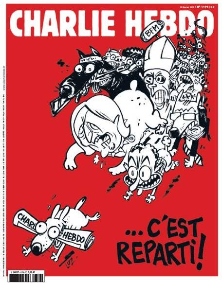 Ecco la copertina del nuovo numero di Charlie Hebdo