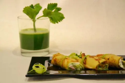 Ceasar crepes e cocktail al sedano