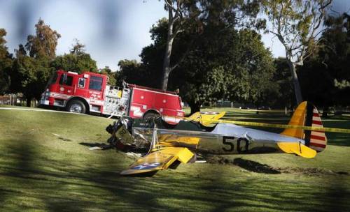 Incidente aereo, ferito Harrison Ford