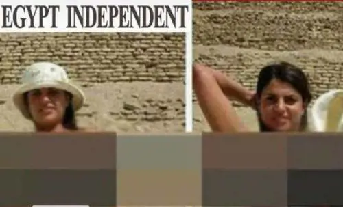 Film porno tra le piramidi: imbarazzo in Egitto