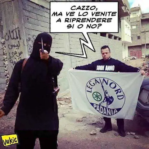 Lo scherzo di Buonanno, finto ostaggio di Isis