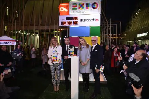 Expo, Swatch accende il countdown per l'inaugurazione