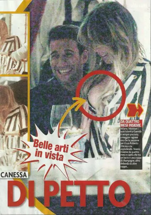 Guendalina Canessa, incidente sexy al ristorante: va "fuori di seno"