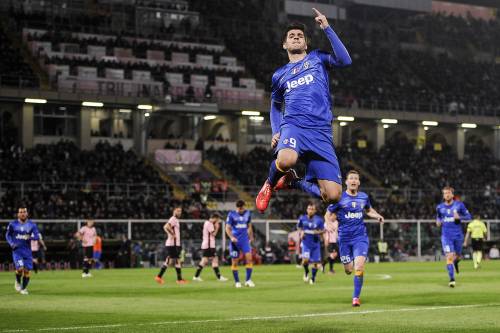 Gioiello di Morata. La Juventus in folle ma corre sempre