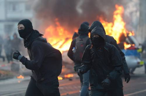 Blockupy, scontri a Francoforte