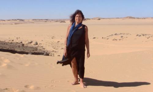 Maria Serena Alborghetti nel Sahara