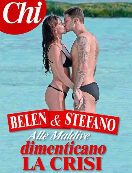 La seconda lune di miele, Belen: "Mi sento in paradiso"