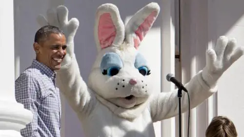 Un coniglio inquietante "funesta" la Pasqua di Obama