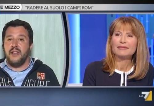 Ora la Gruber fa gossip: scintille con Salvini su La7
