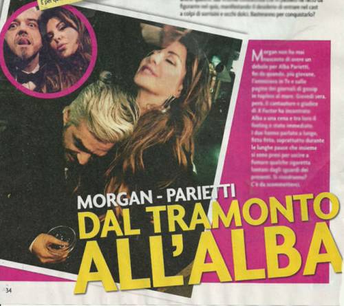 La strana coppia: Alba Parietti e Morgan pizzicati a Milano