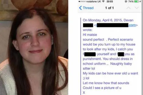La baby sitter si offre per un lavoro e gli chiedono di andare a letto con lei