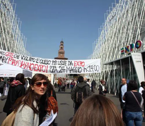 Scontri? I «No Expo» si allenano