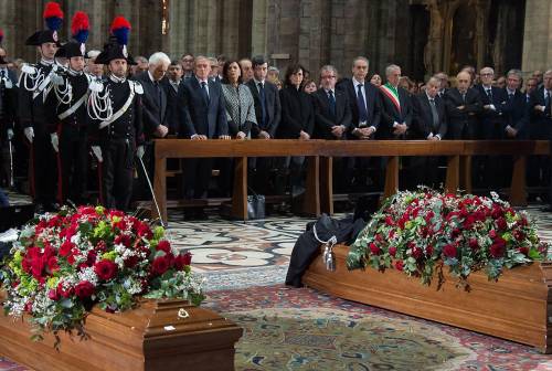 Funerali delle vittime del tribunale. L'arcivescovo Scola: "Giusta pena per Giardiello"