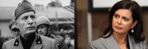 Laura Boldrini: "Cancellate la scritta Dux"