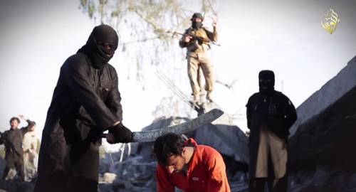 L'ultima esecuzione choc dell'Isis