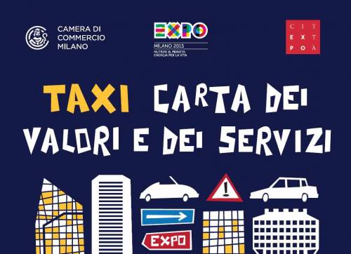 Taxi, una "Carta dei valori" per l'Esposizione Universale