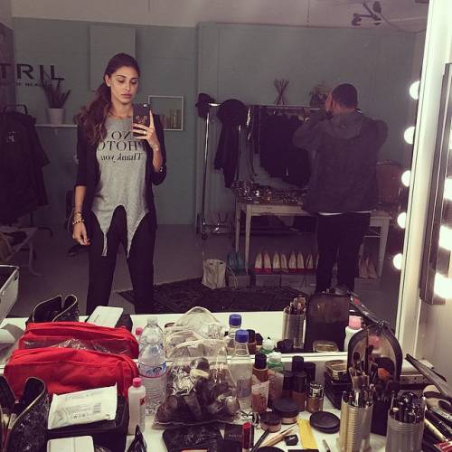 Backstage di Belen Rodriguez