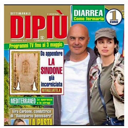 Sindone e diarrea, la strana copertina della rivista DiPiù