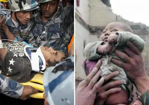Nepal, estratti vivi dalle macerie dopo cinque giorni