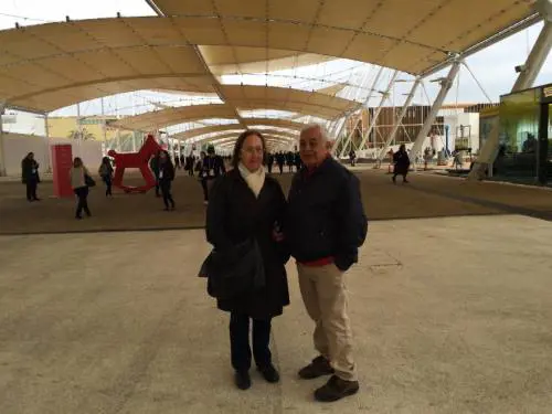 Ecco i primi visitatori di Expo: Pippo e Carmela