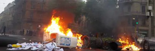 NoExpo, Milano in mano ai black bloc