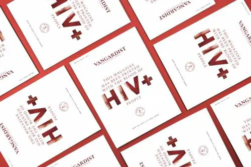 L'iniziativa choc in Germania: rivista stampata con sangue infetto