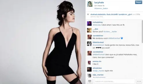 Lucy Hale e le Pretty Little Liars: come si rivelano su Instagram