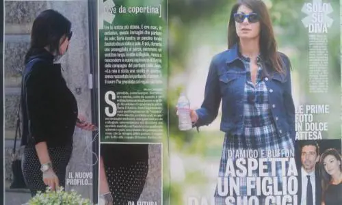La voce su Ilaria D'Amico: "È incinta, aspetta un figlio da Buffon"