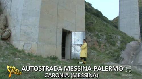 Un mattatoio abusivo in un pilone della Palermo-Messina
