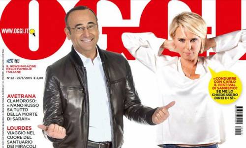 Maria De Filippi e Carlo Conti, un flirt per Sanremo 2016