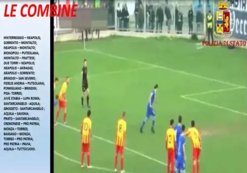 Il "Romanzo criminale" del calcio di provincia. Decine di gare truccate