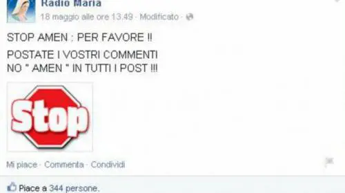 Radio Maria ai suoi fan: "Basta scrivere amen"