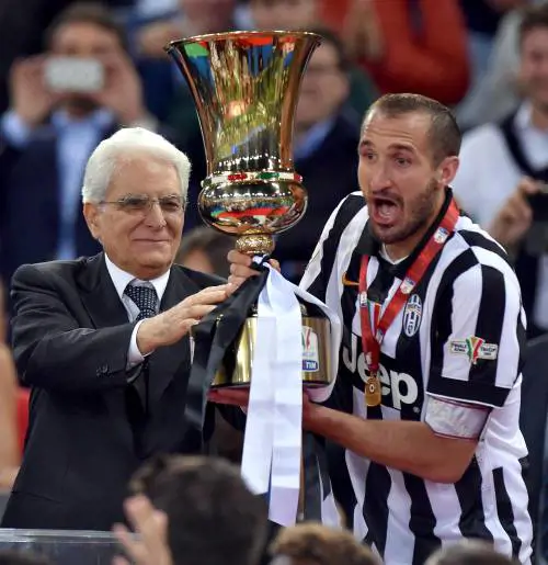 La festa della Juve per la Coppa Italia