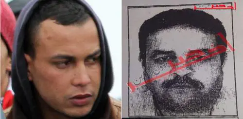 A sinistra Abdelmajid Touil. A destra un ricercato: il nome corrisponde, il volto no